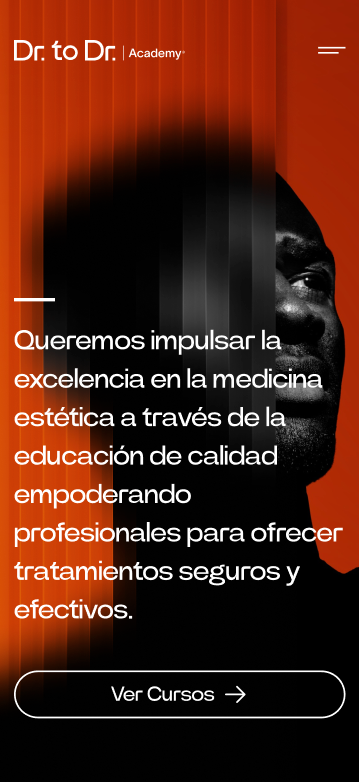 Dr to Dr Academy — vista móvil