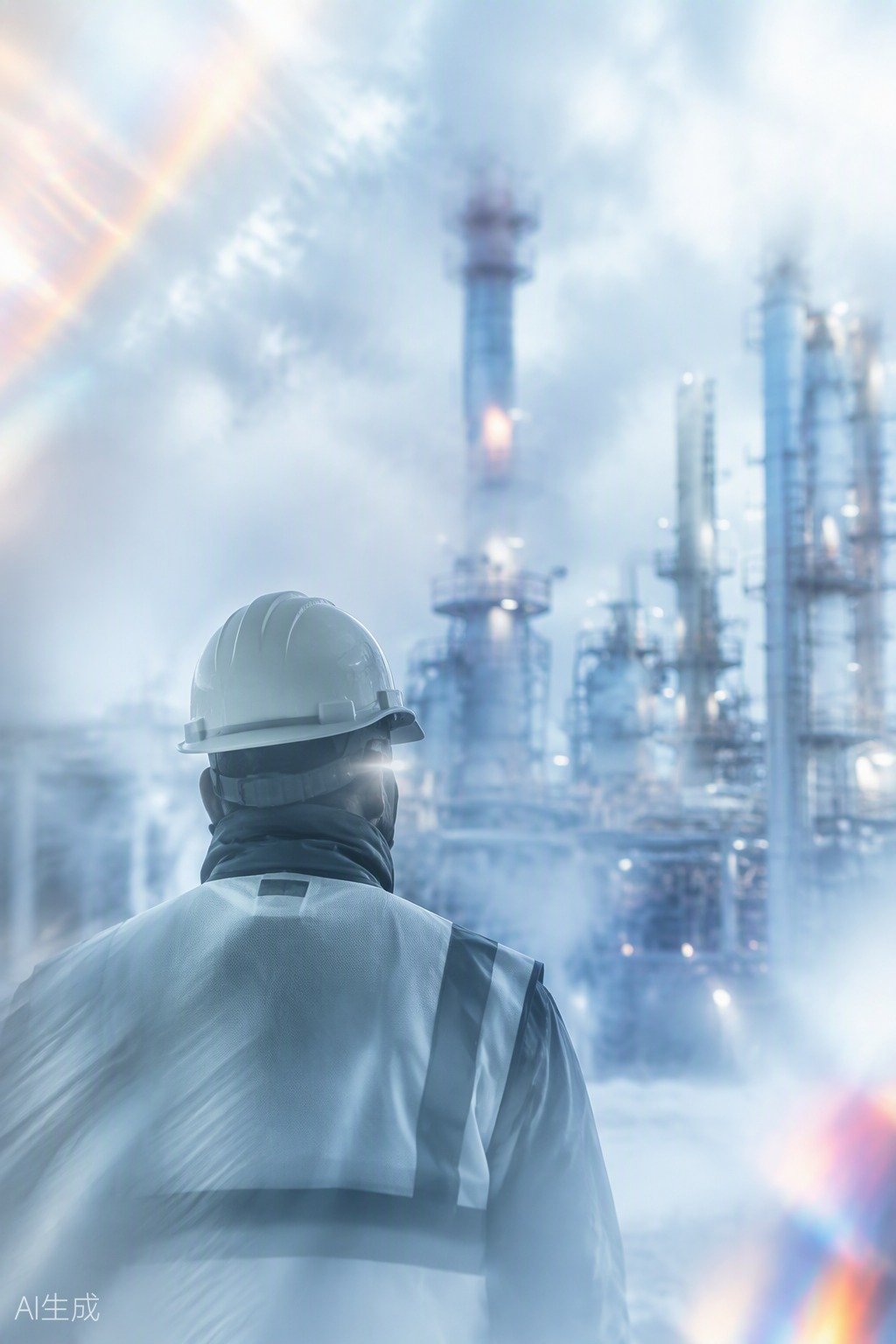 Trabajador industrial con EPP